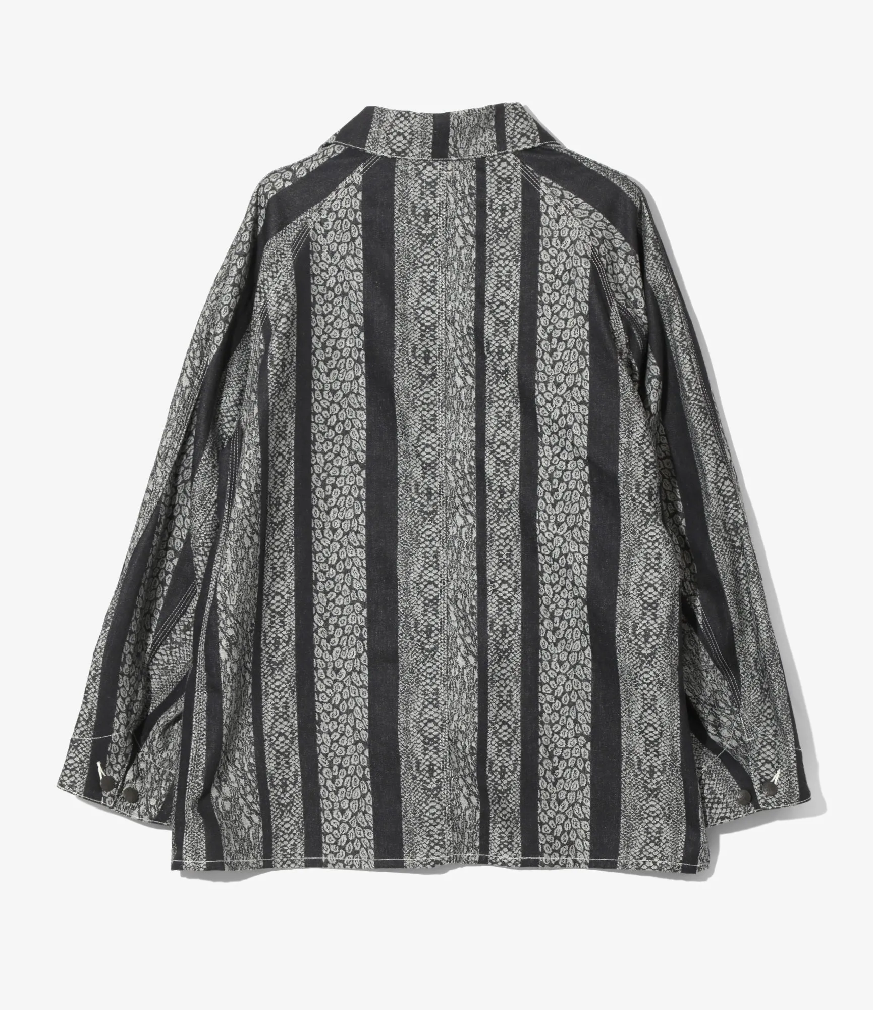 Coverall- 10oz Denim / Python Jacquard