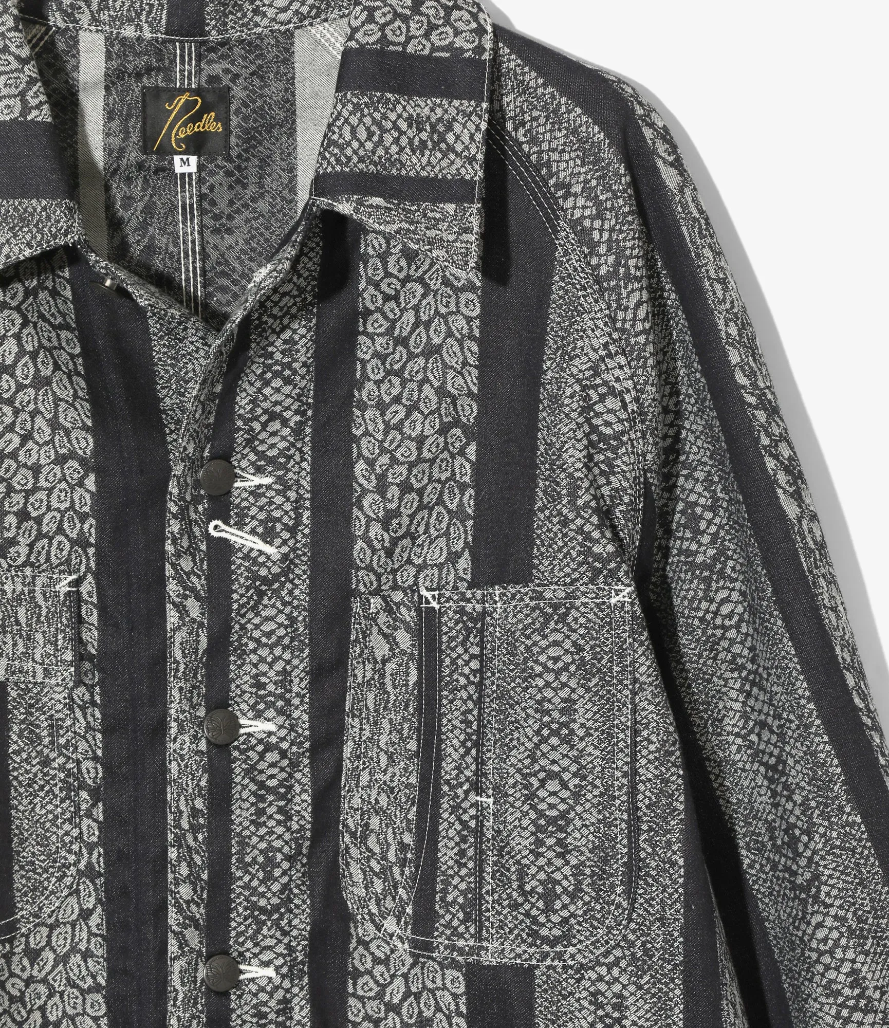 Coverall- 10oz Denim / Python Jacquard