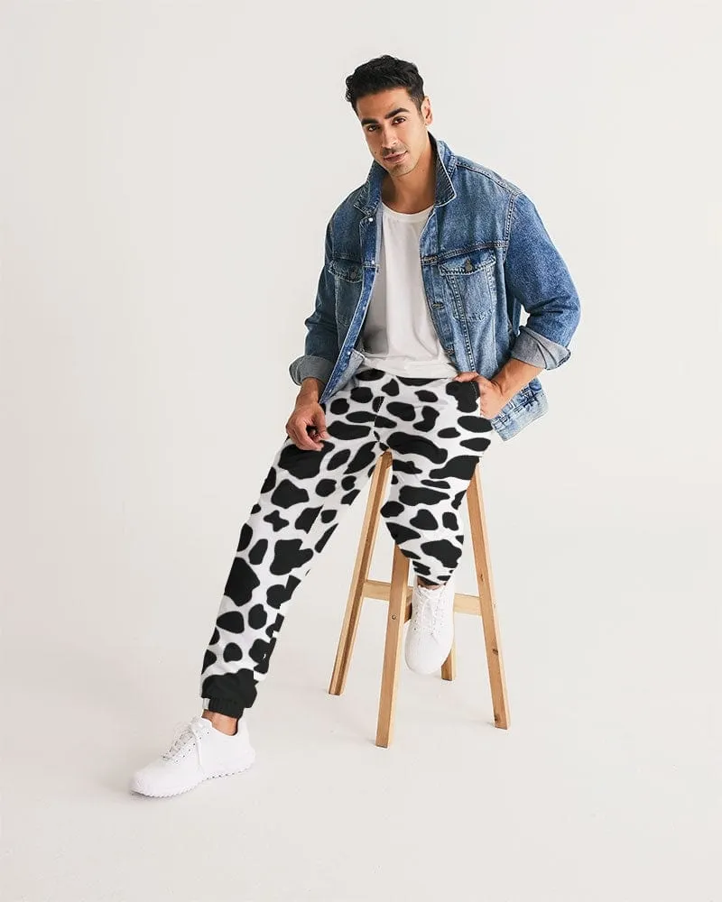 Cow Print Men's Track Pants