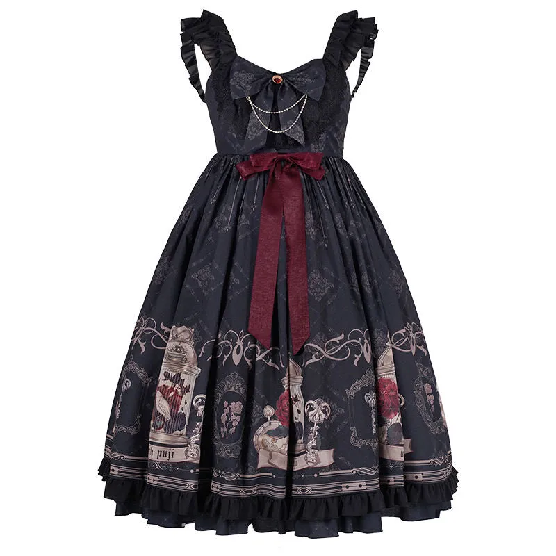 Dark Lolita jsk dress yc50237