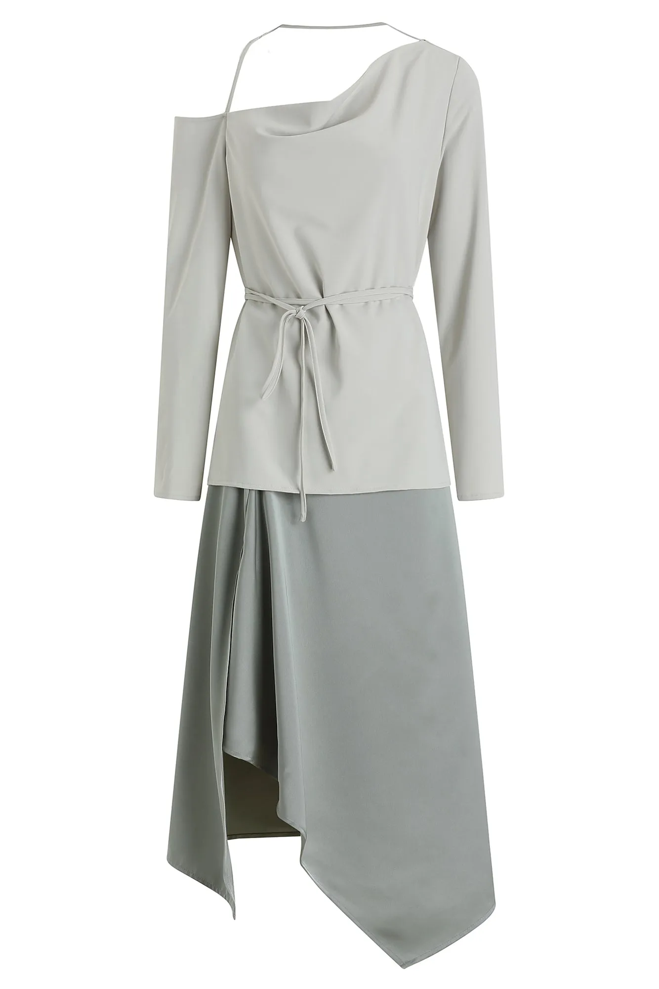 Daybreak Satin Midi Skirt