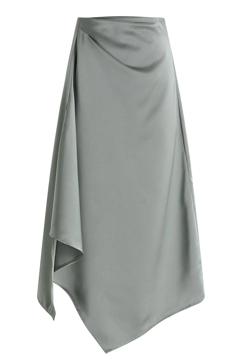 Daybreak Satin Midi Skirt
