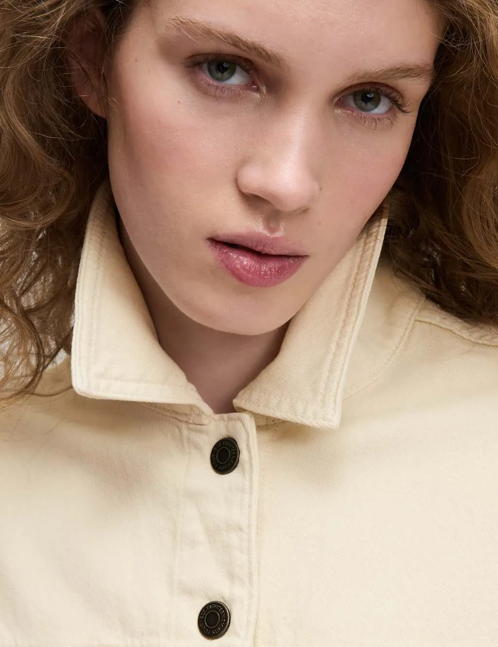 Denim Belted Jacket