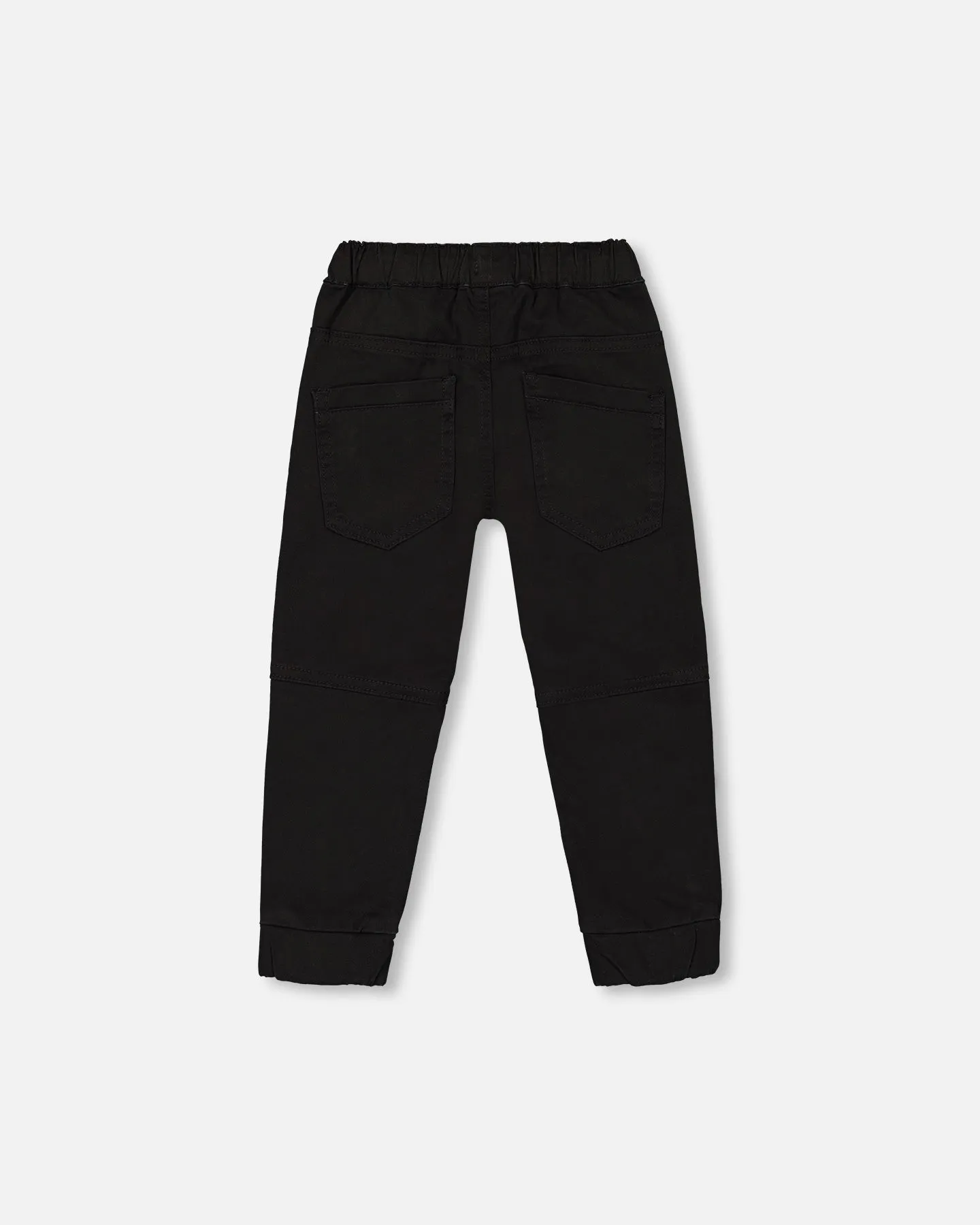 Deux Par Deux Stretch Twill Joggers Anthracite