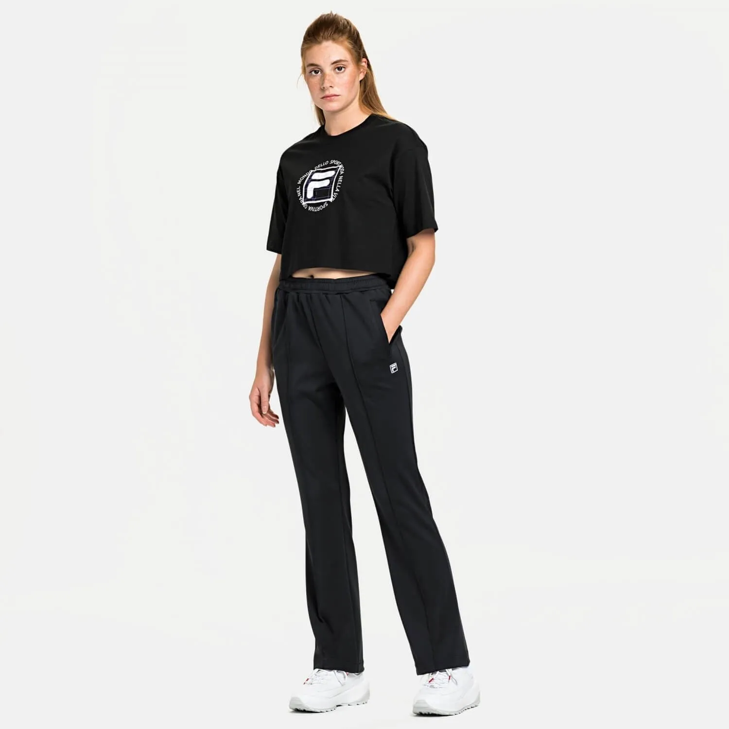 Dámske tepláky FILA wmn's RAN pintuck track pants čierne