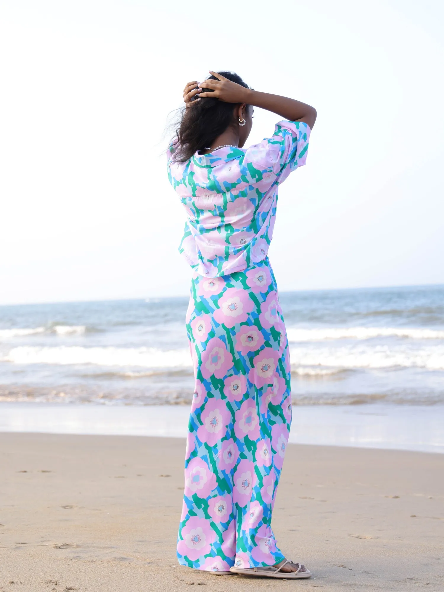Drawstring Bias  Skirt