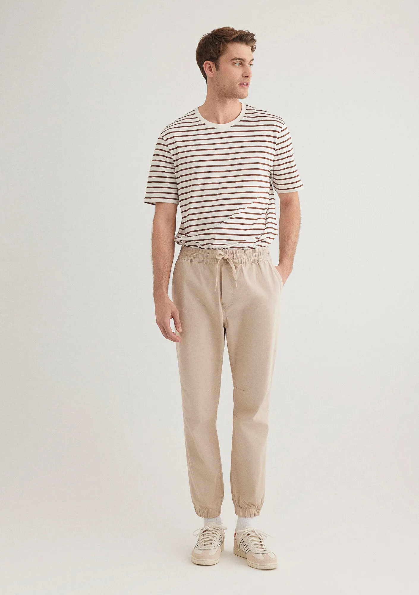 Ecru Jogger Pants
