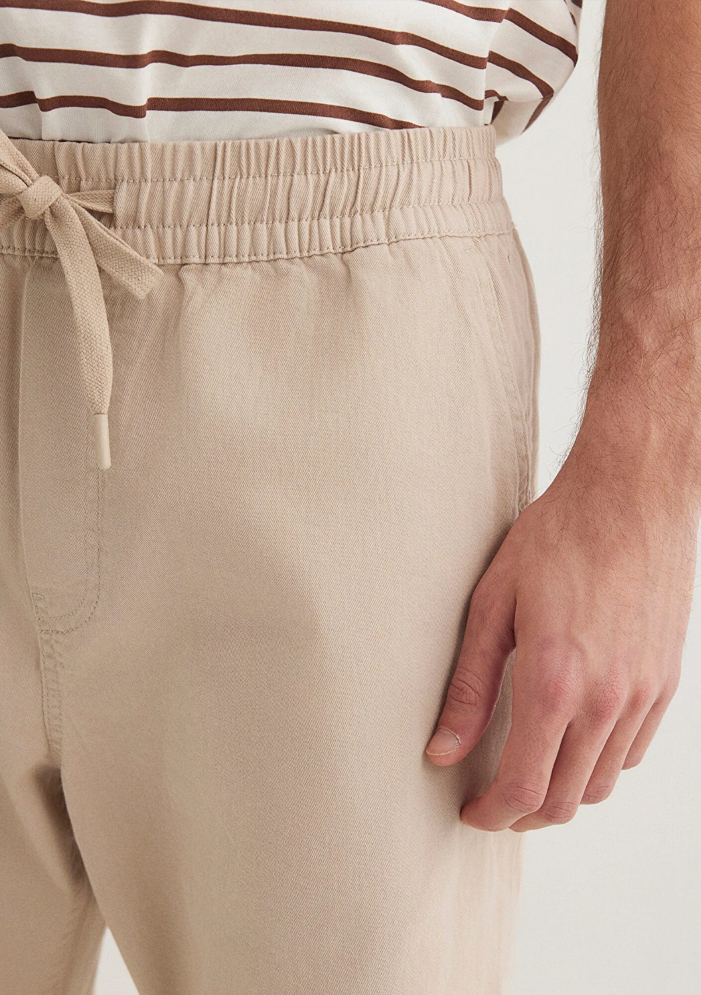 Ecru Jogger Pants