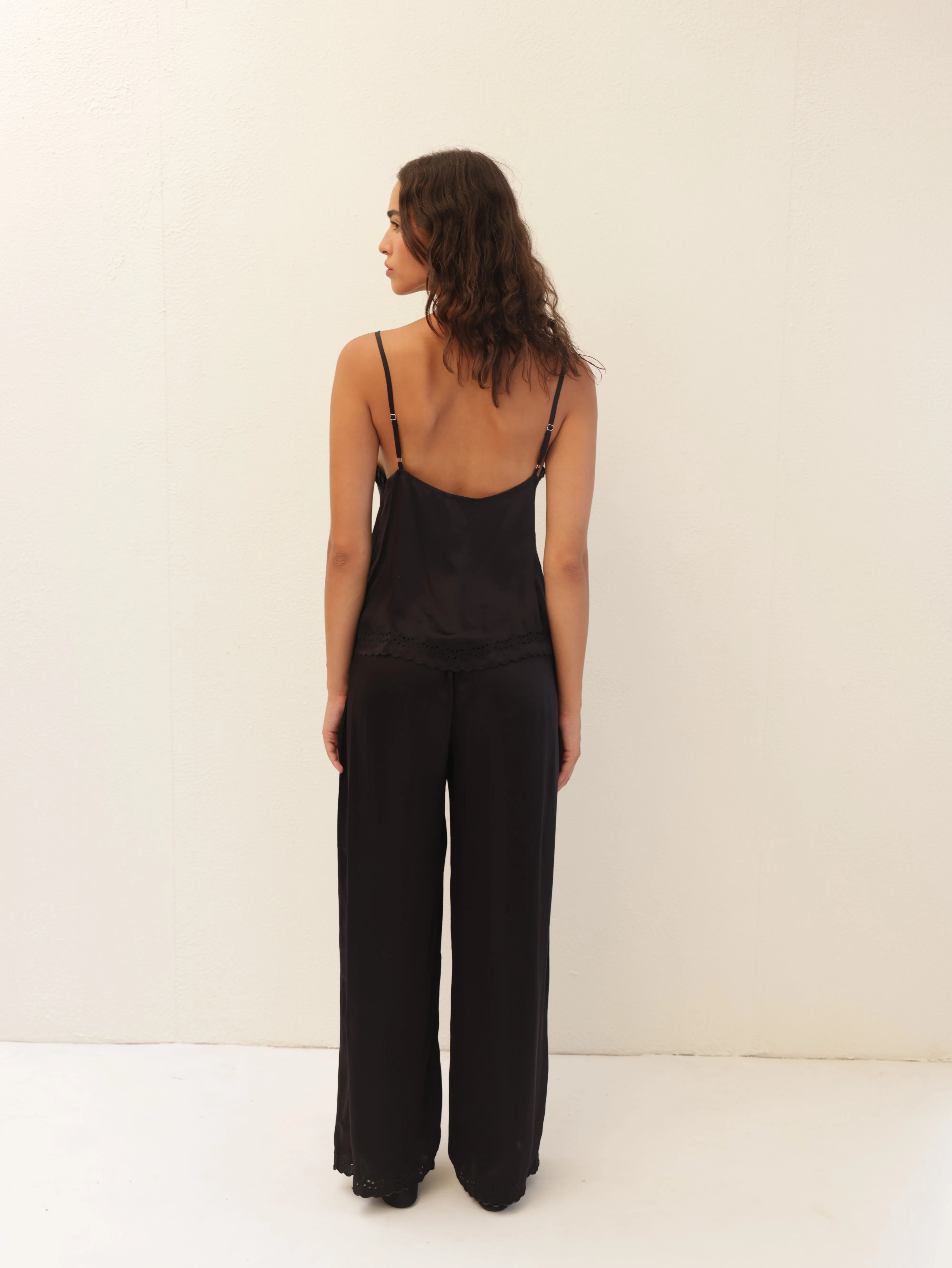 Embroidered Track Pants