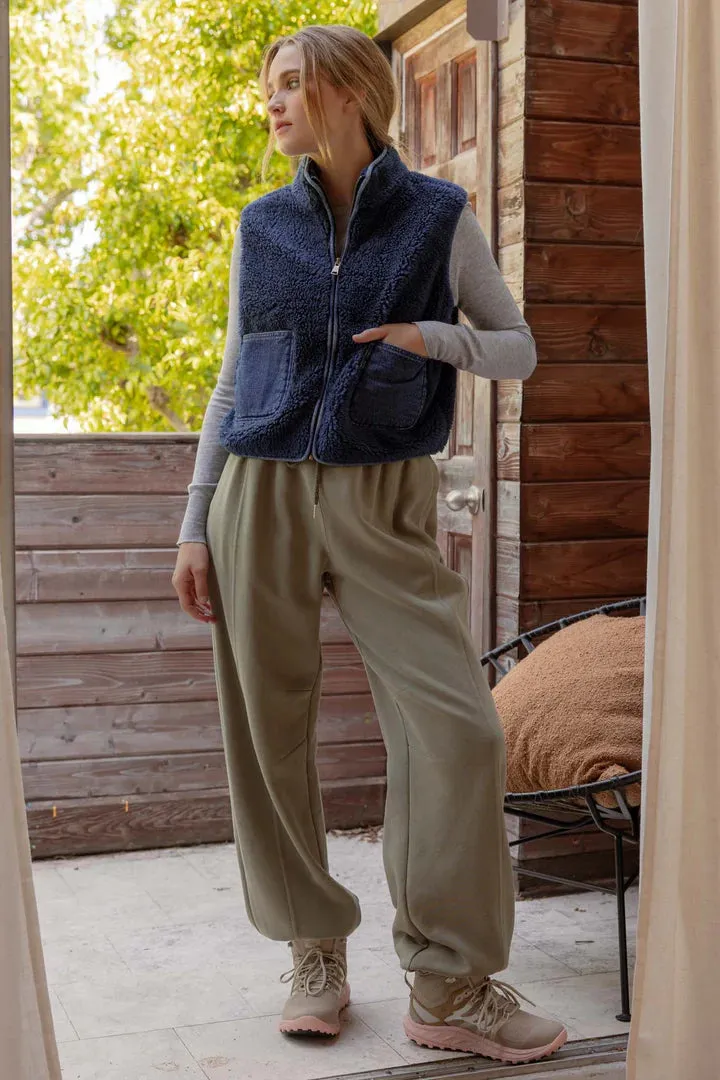 Fleece Zip Vest
