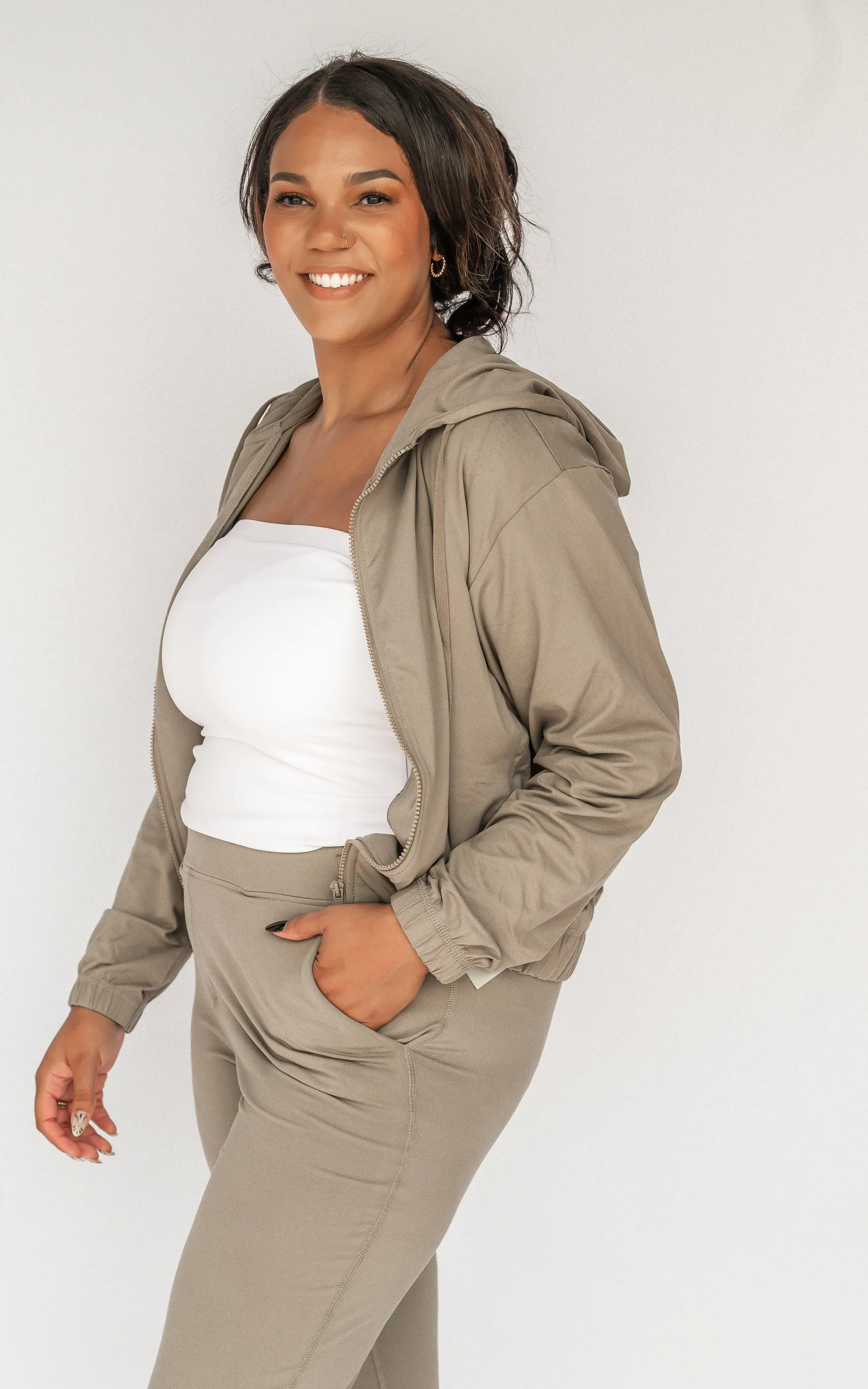 FlexComfort Hooded Zip Jacket | MONO B - Final Sale