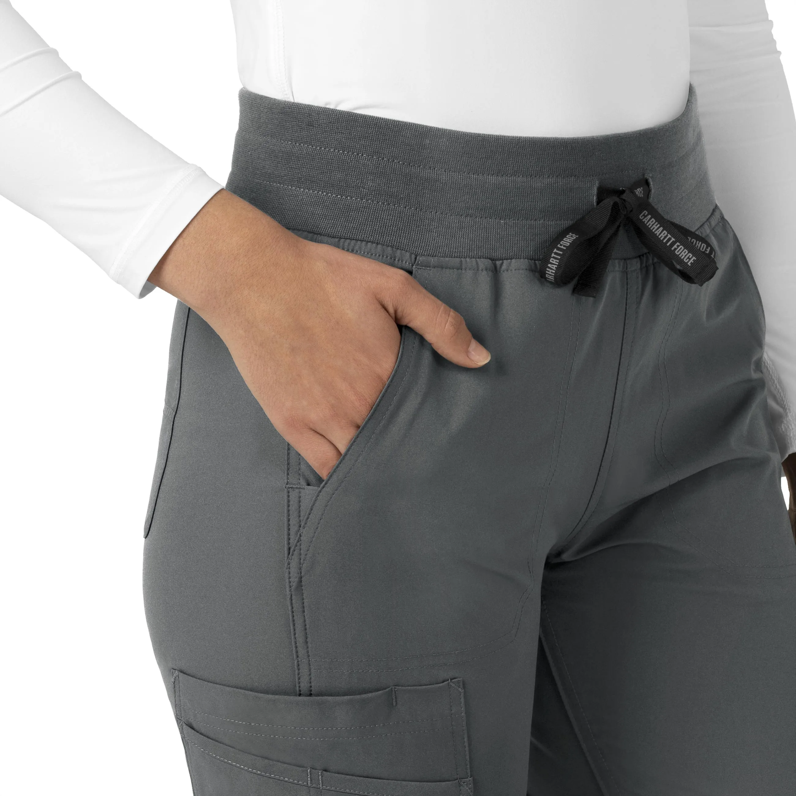 Force Essentials C51113 Jogger Scrub Pants Pewter