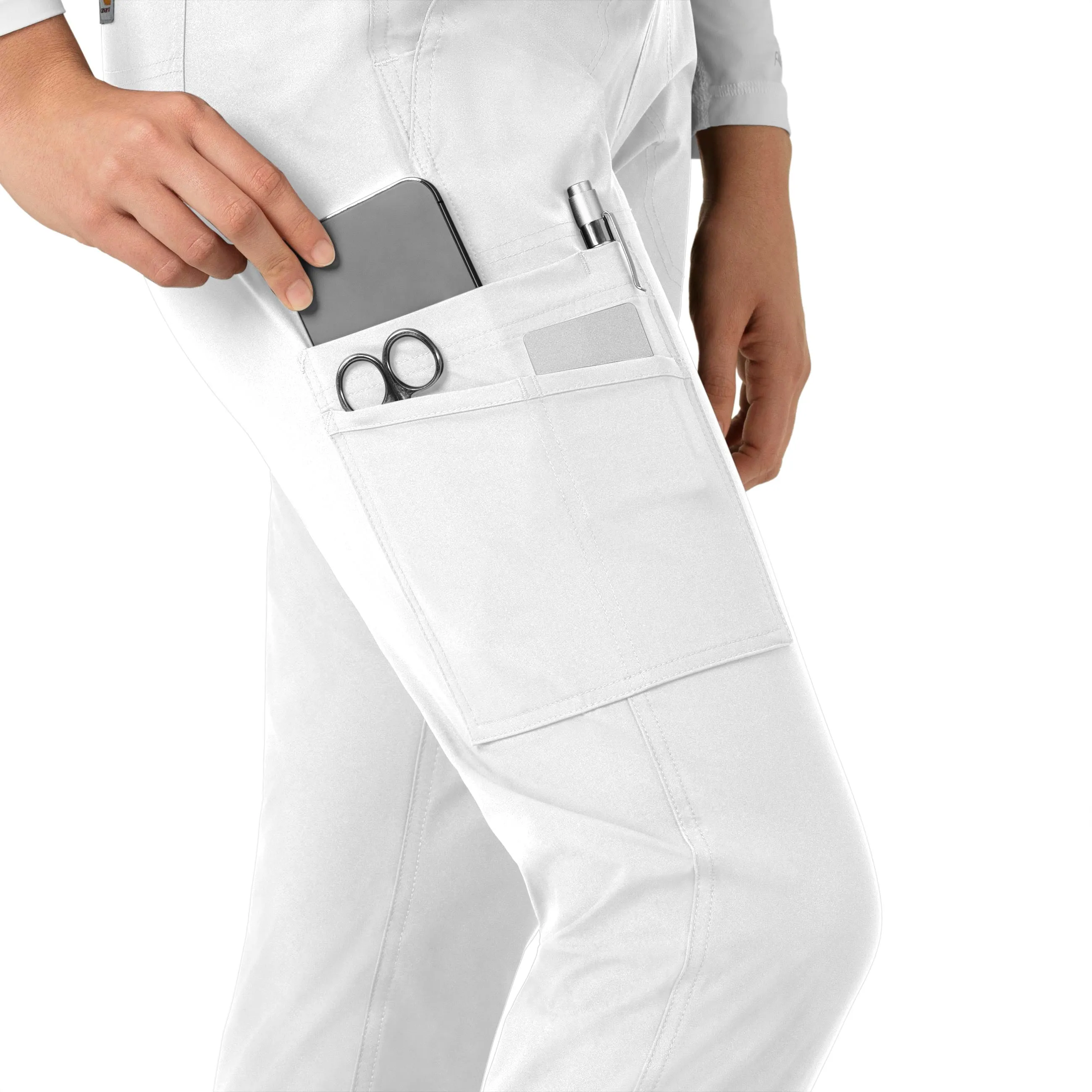 Force Essentials C51113 Jogger Scrub Pants White