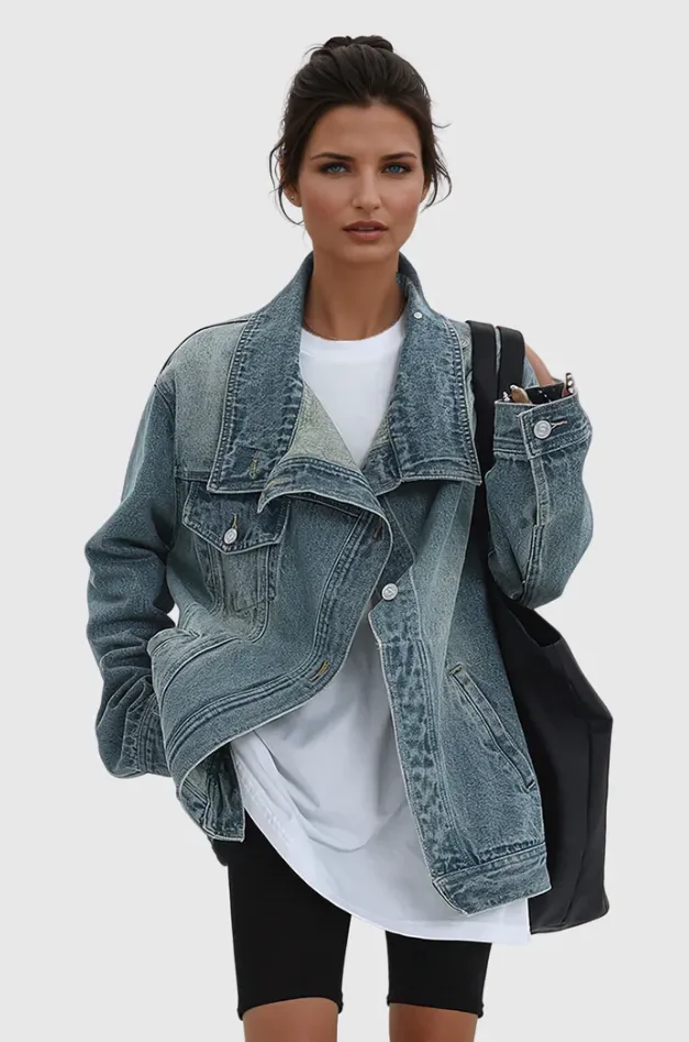 Freya | Artistic Denim Jacket