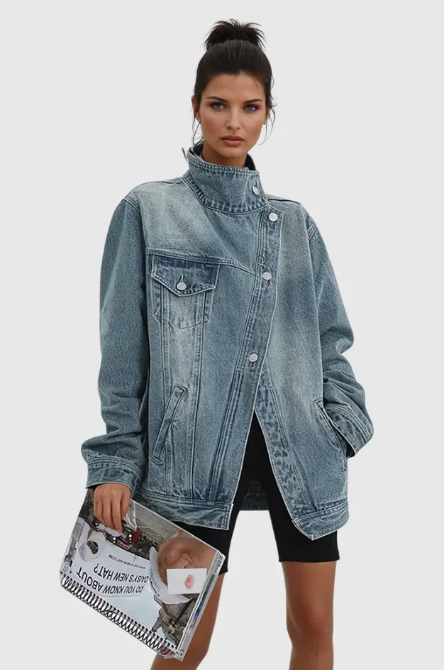 Freya | Artistic Denim Jacket