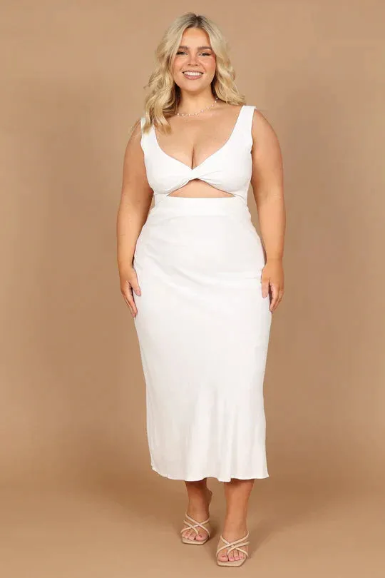 Galla® | Midi Dress In A Wrap Style