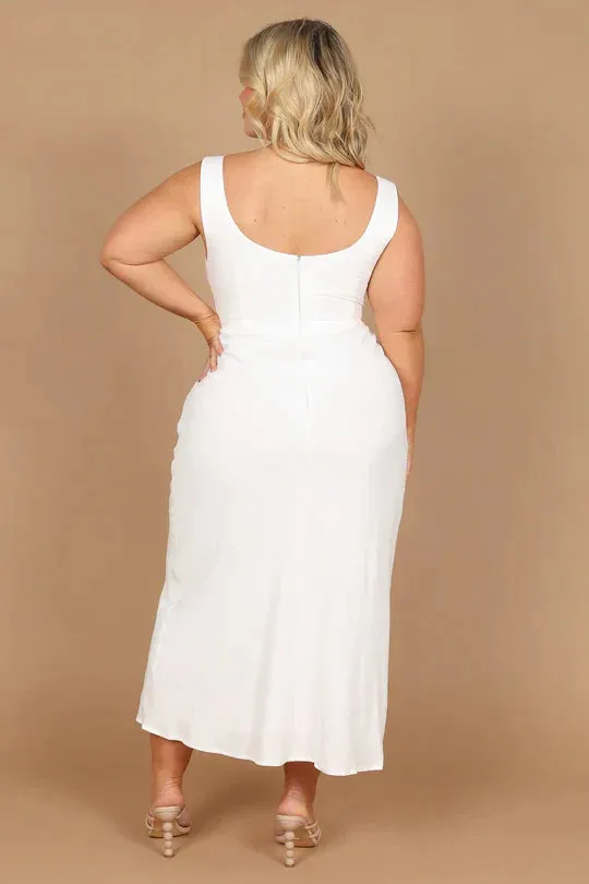 Galla® | Midi Dress In A Wrap Style