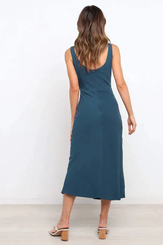 Galla® | Midi Dress In A Wrap Style