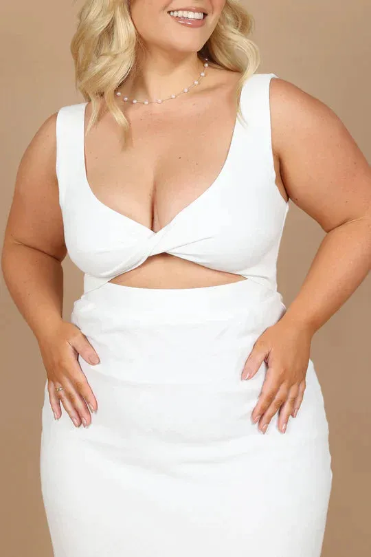 Galla® | Midi Dress In A Wrap Style