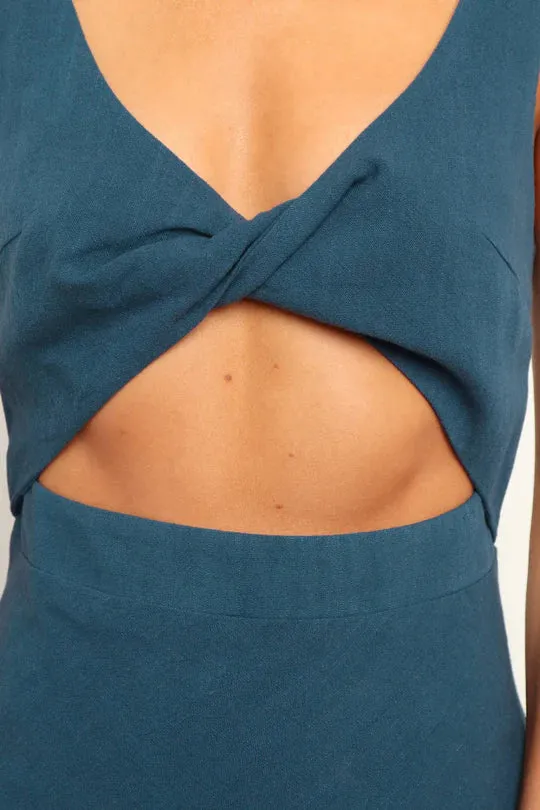 Galla® | Midi Dress In A Wrap Style