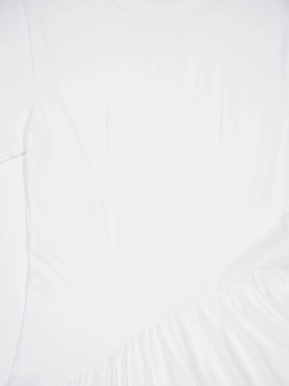 Gathered Seam Short Sleeve Dress