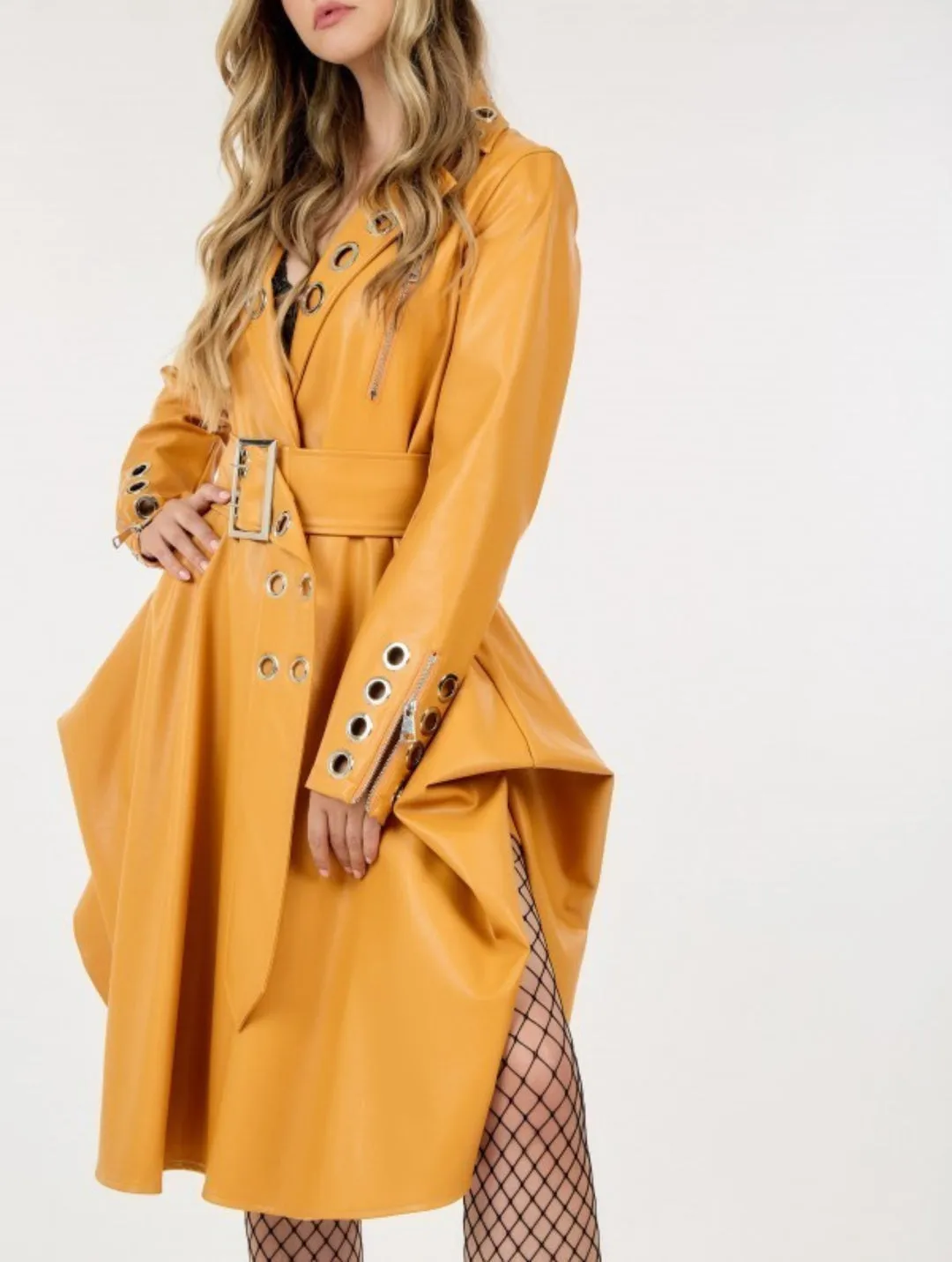 “GLD Grommet” Dress Coat (Clearance)