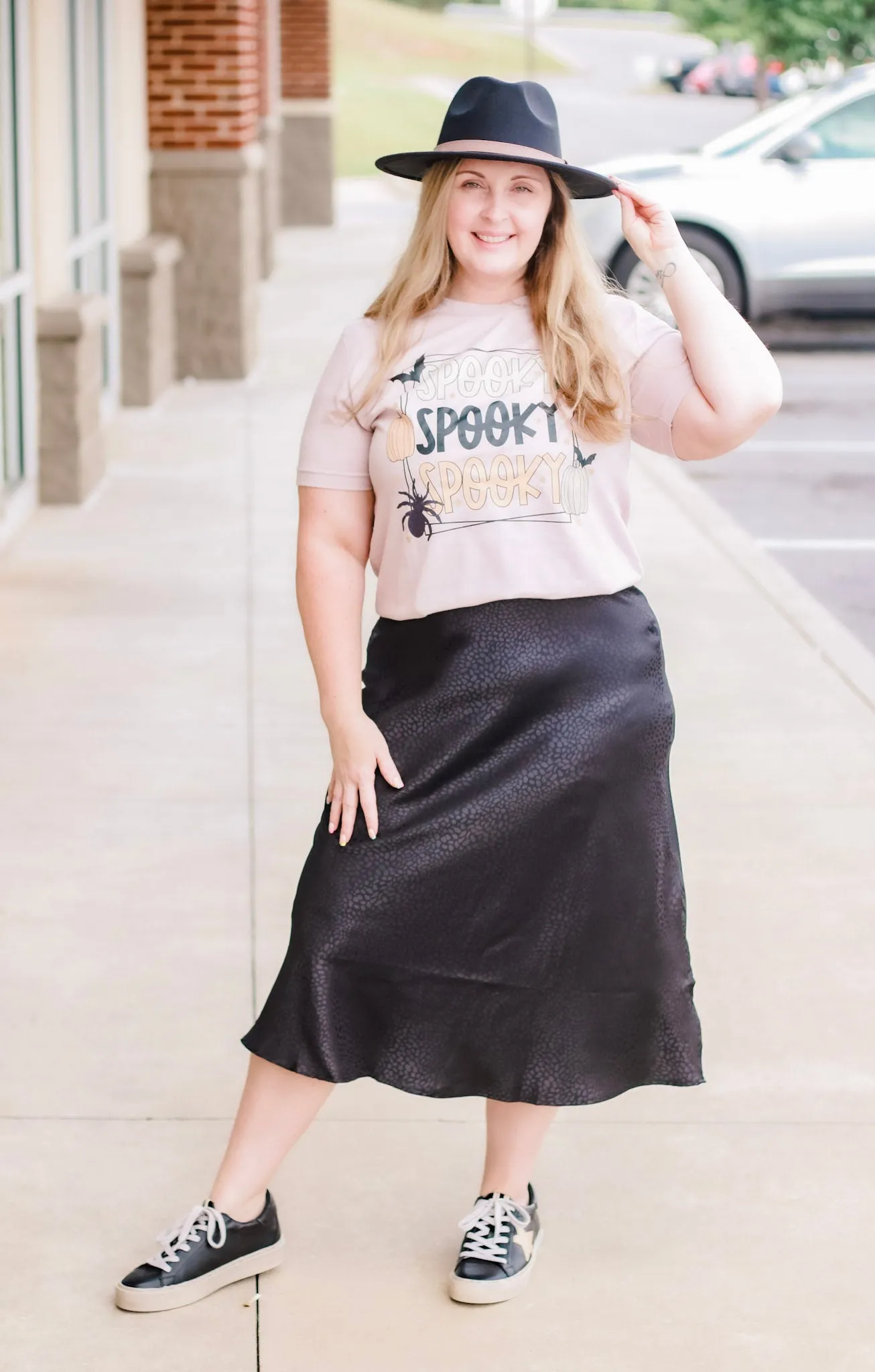 Go Wild Black Midi Skirt