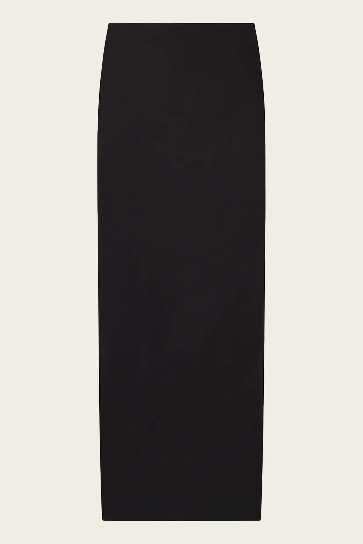 Greta Satin Maxi Skirt in Black