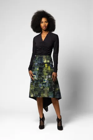 Hemsworth 2 Skirt - Tokyo Print