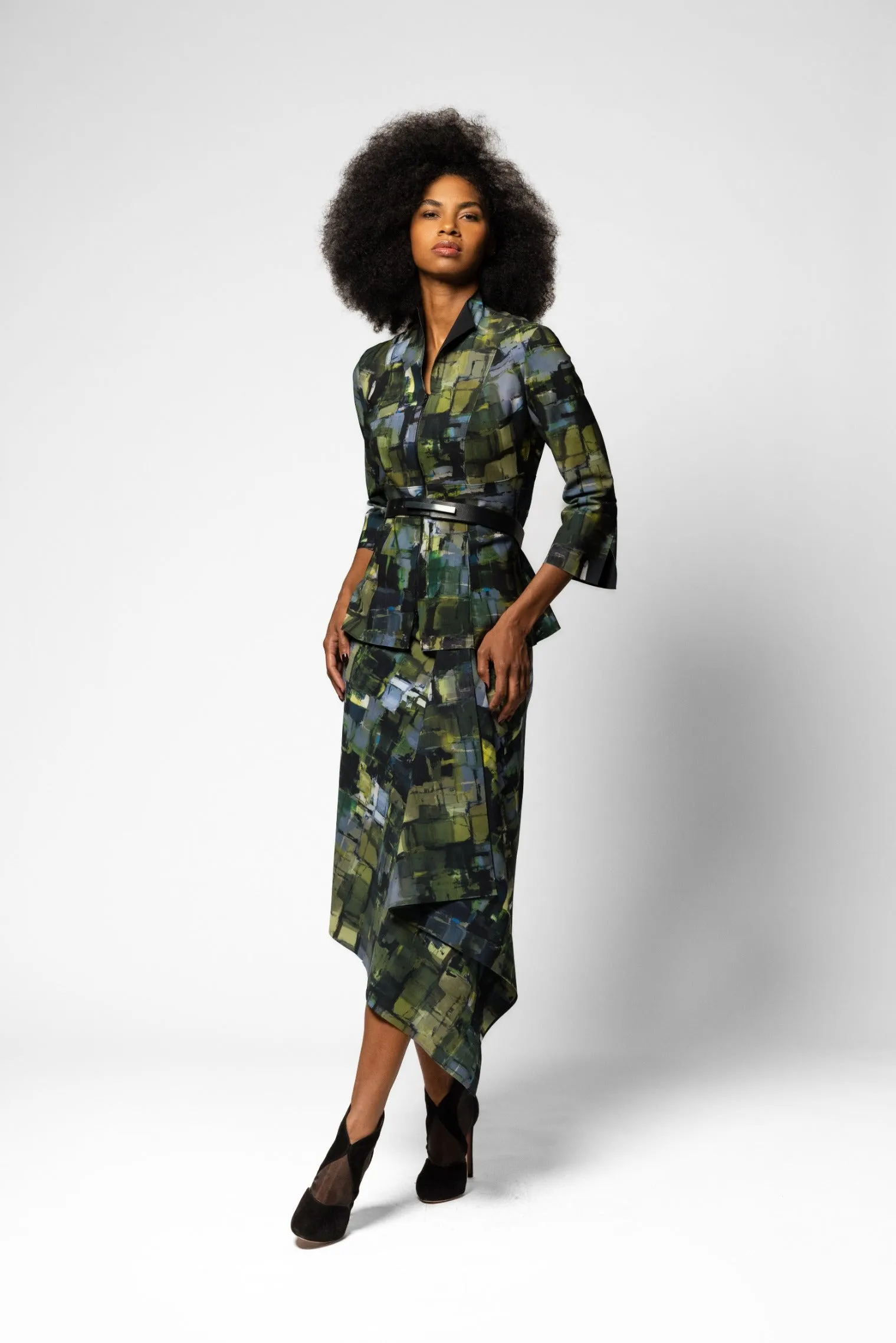 Hemsworth 2 Skirt - Tokyo Print