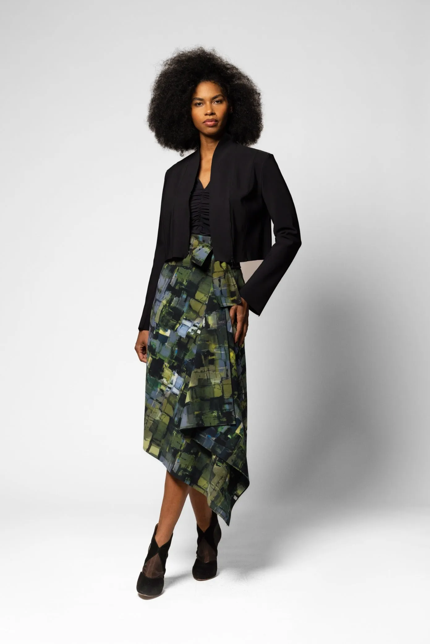 Hemsworth 2 Skirt - Tokyo Print