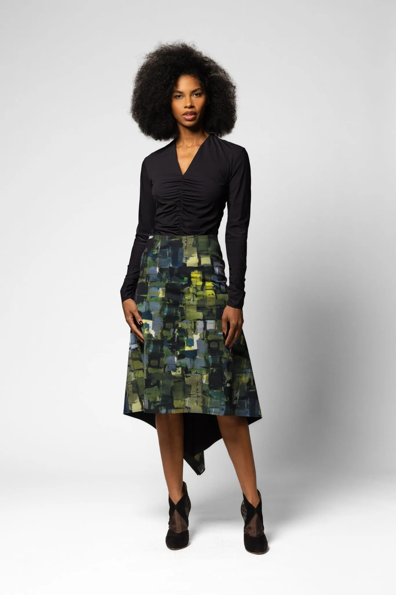 Hemsworth 2 Skirt - Tokyo Print