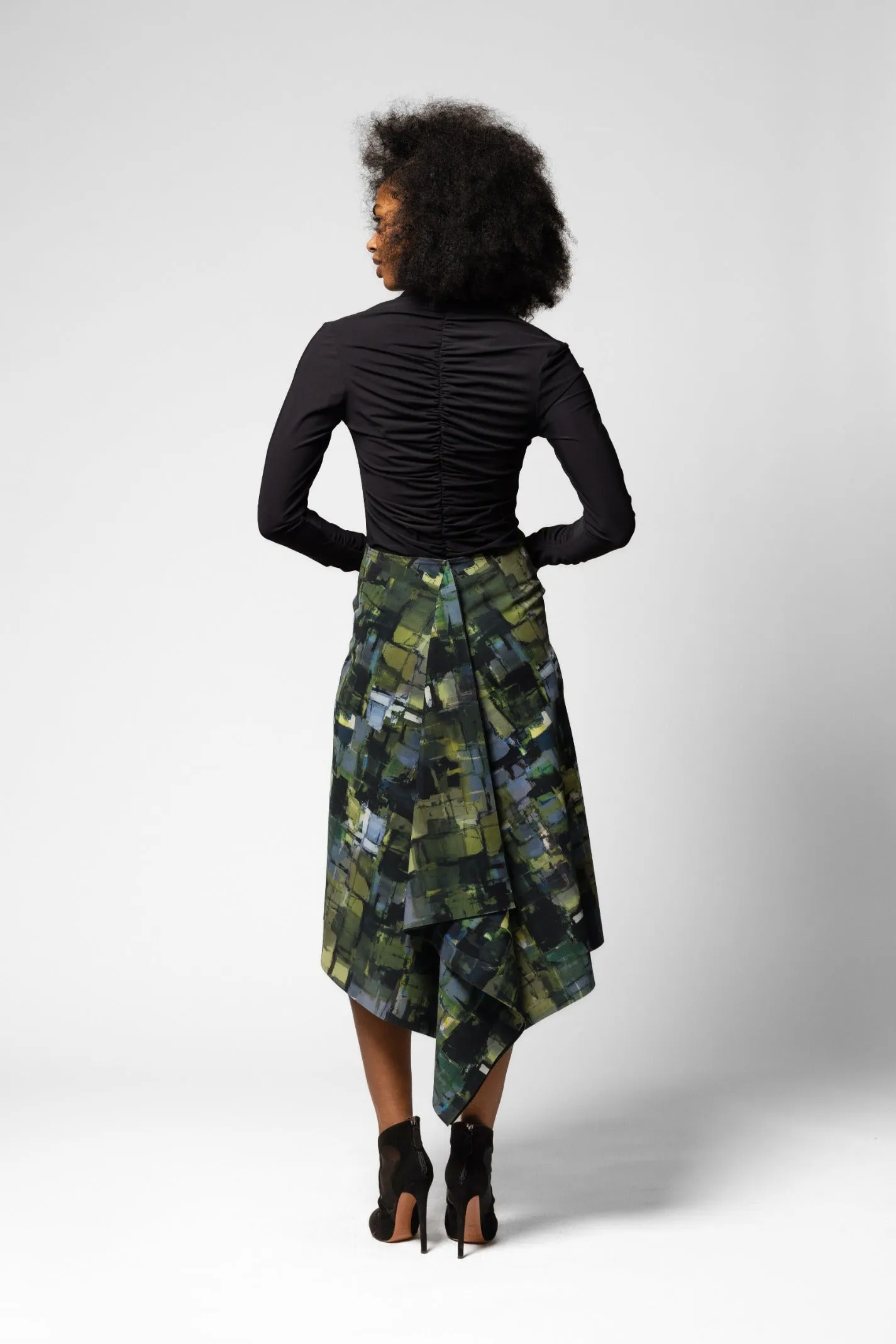 Hemsworth 2 Skirt - Tokyo Print