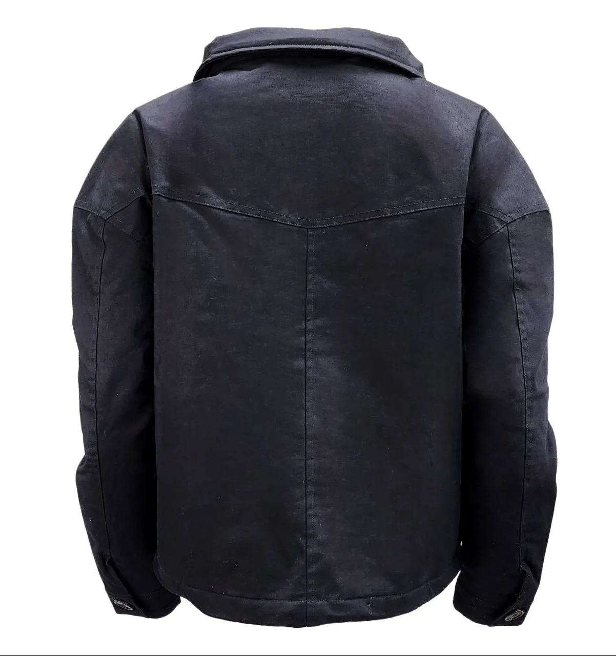 HoodLamb Women's Black Oversized Short Natural Hemp Jacket 420 NWT