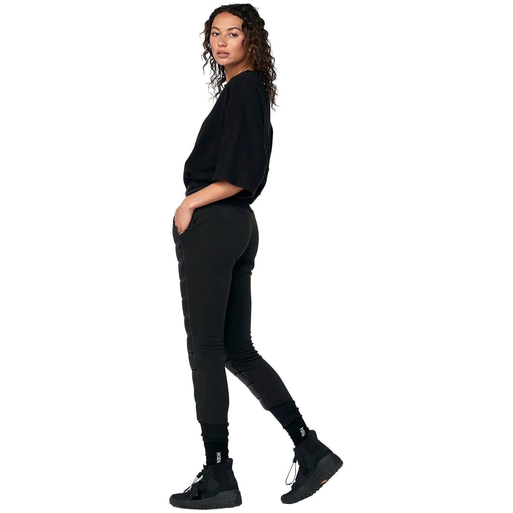 Hybrid Down Jogger, Black