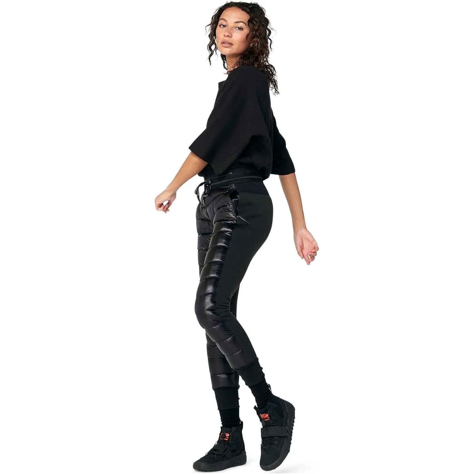 Hybrid Down Jogger, Black