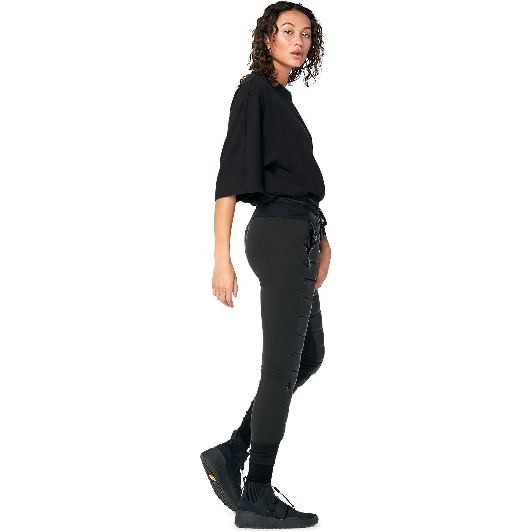 Hybrid Down Jogger, Black