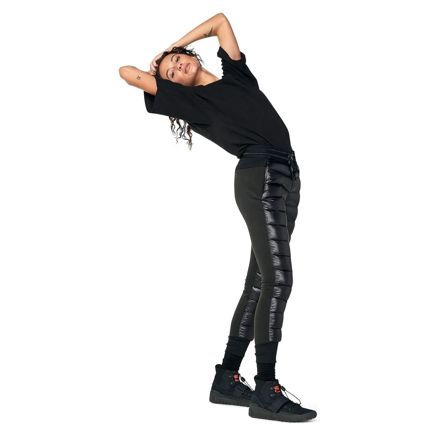 Hybrid Down Jogger, Black