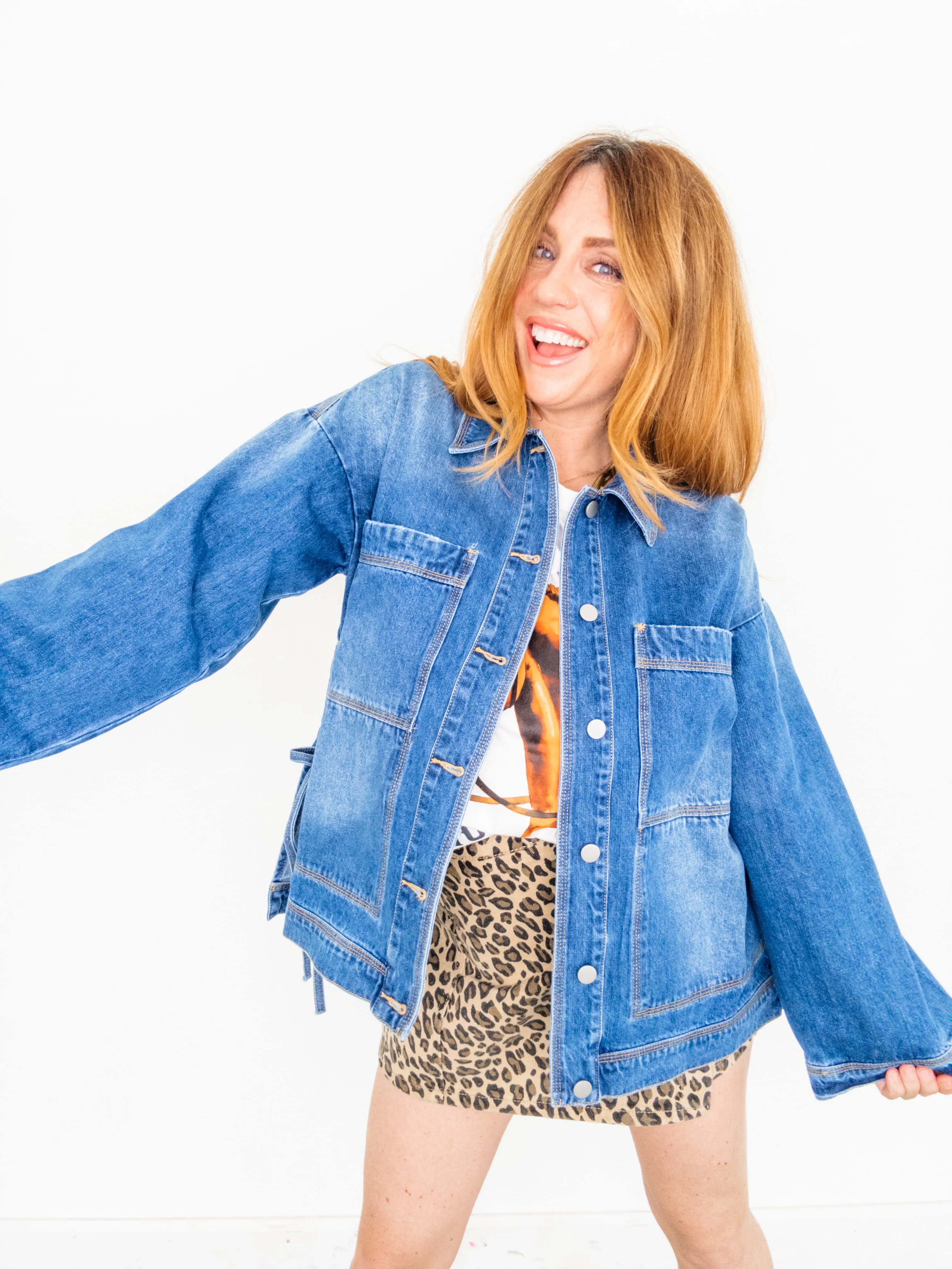 It's a Tie Denim Jacket
