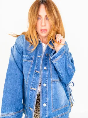 It's a Tie Denim Jacket