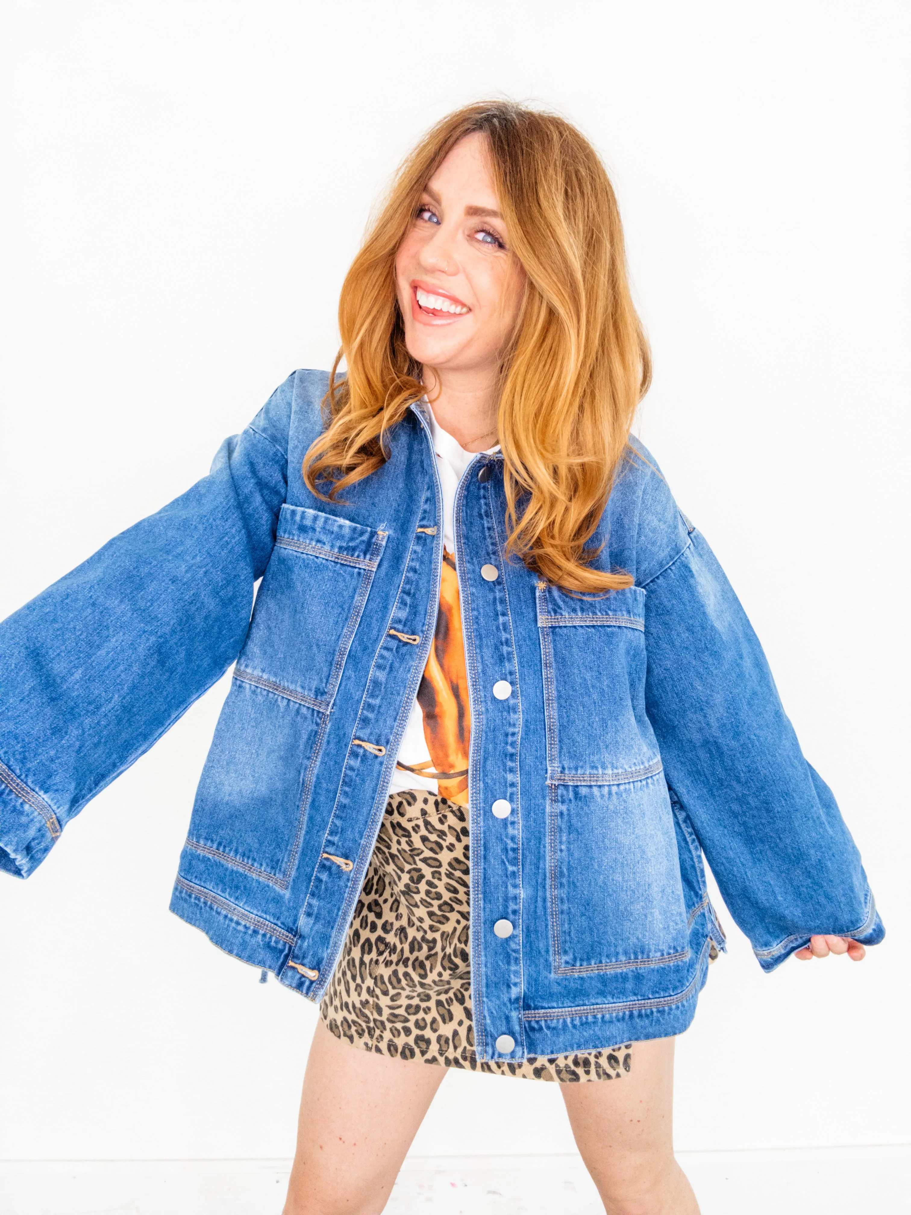 It's a Tie Denim Jacket