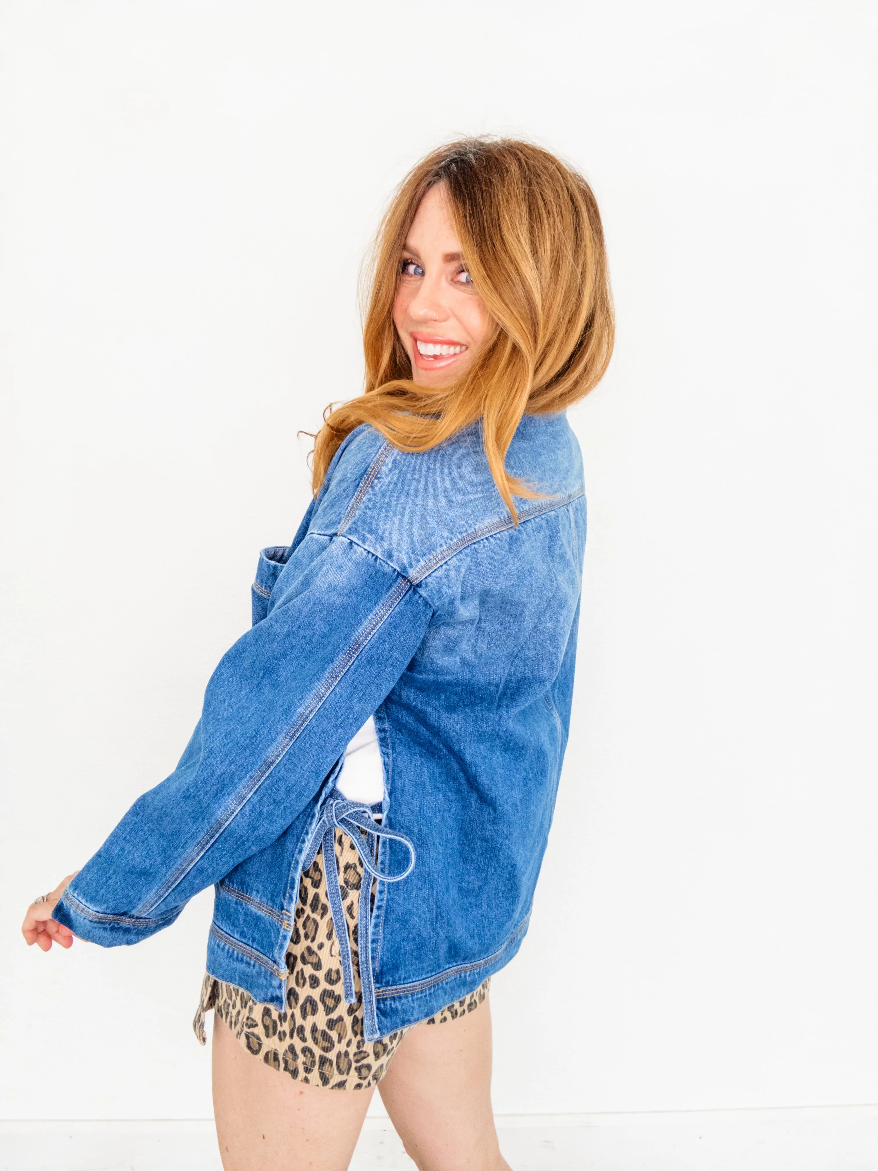 It's a Tie Denim Jacket