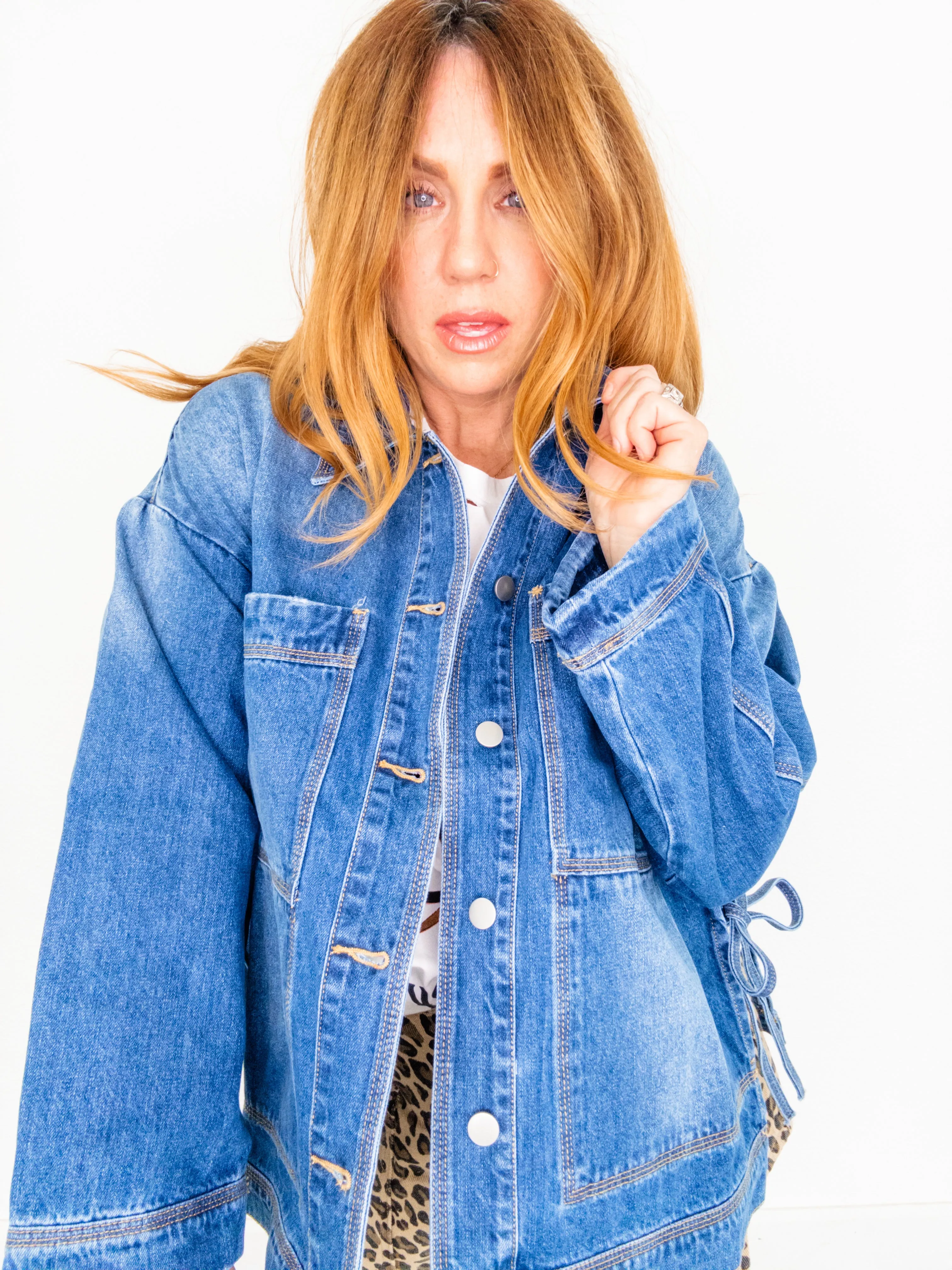 It's a Tie Denim Jacket