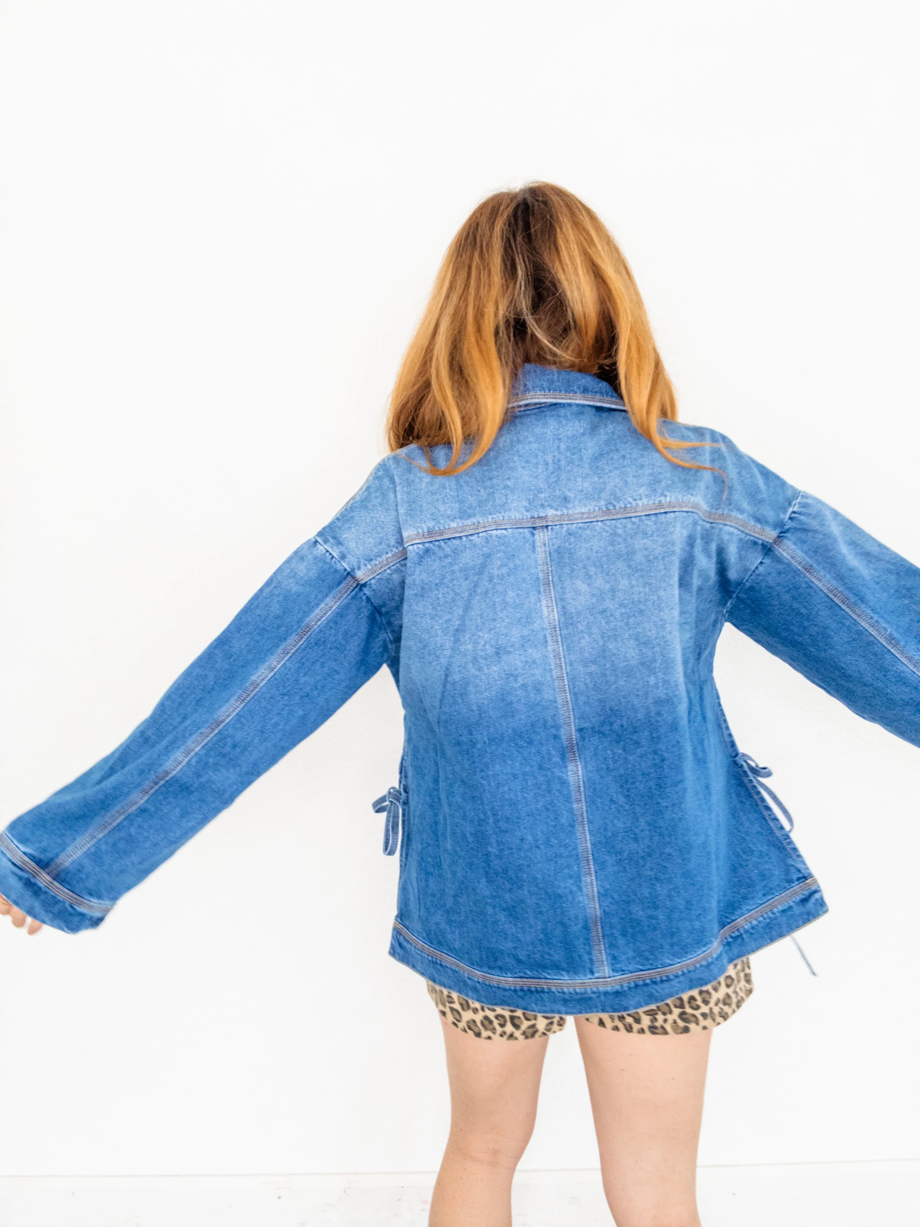 It's a Tie Denim Jacket