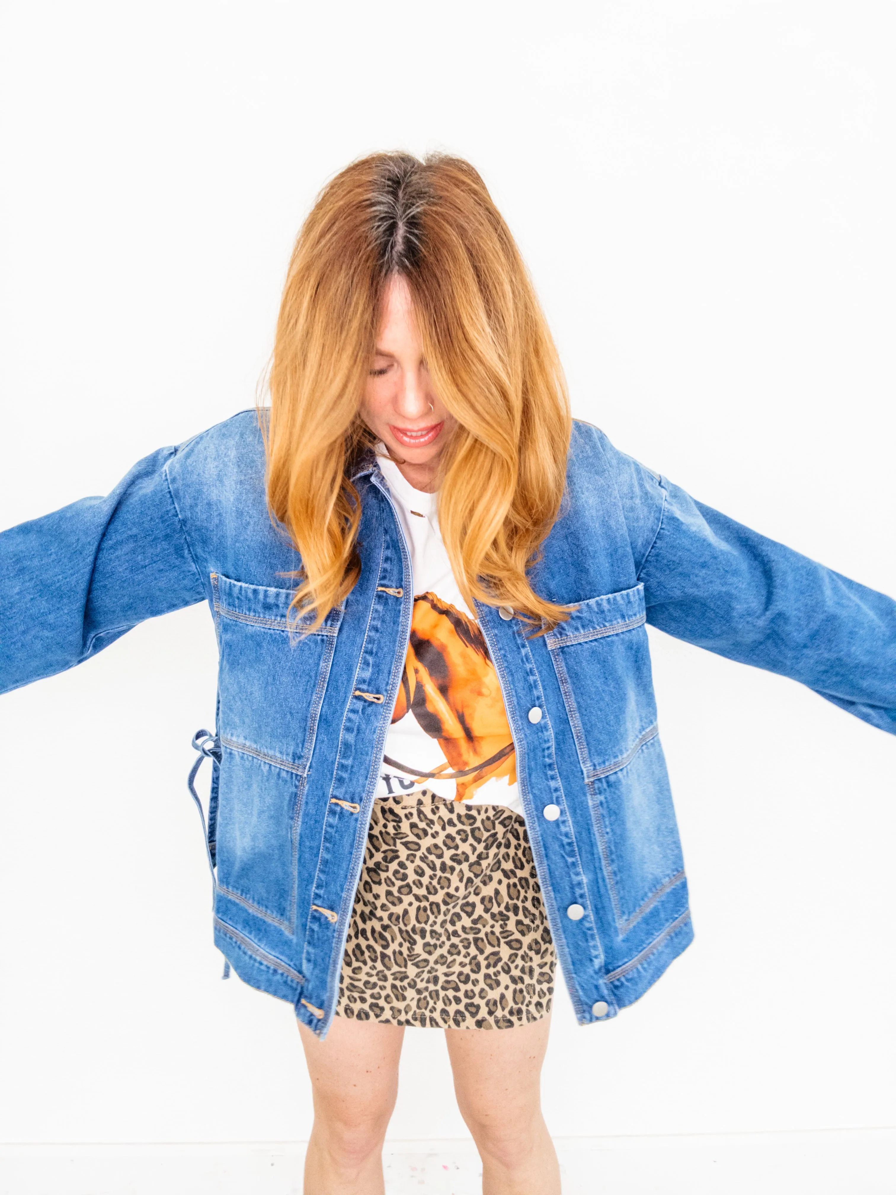 It's a Tie Denim Jacket