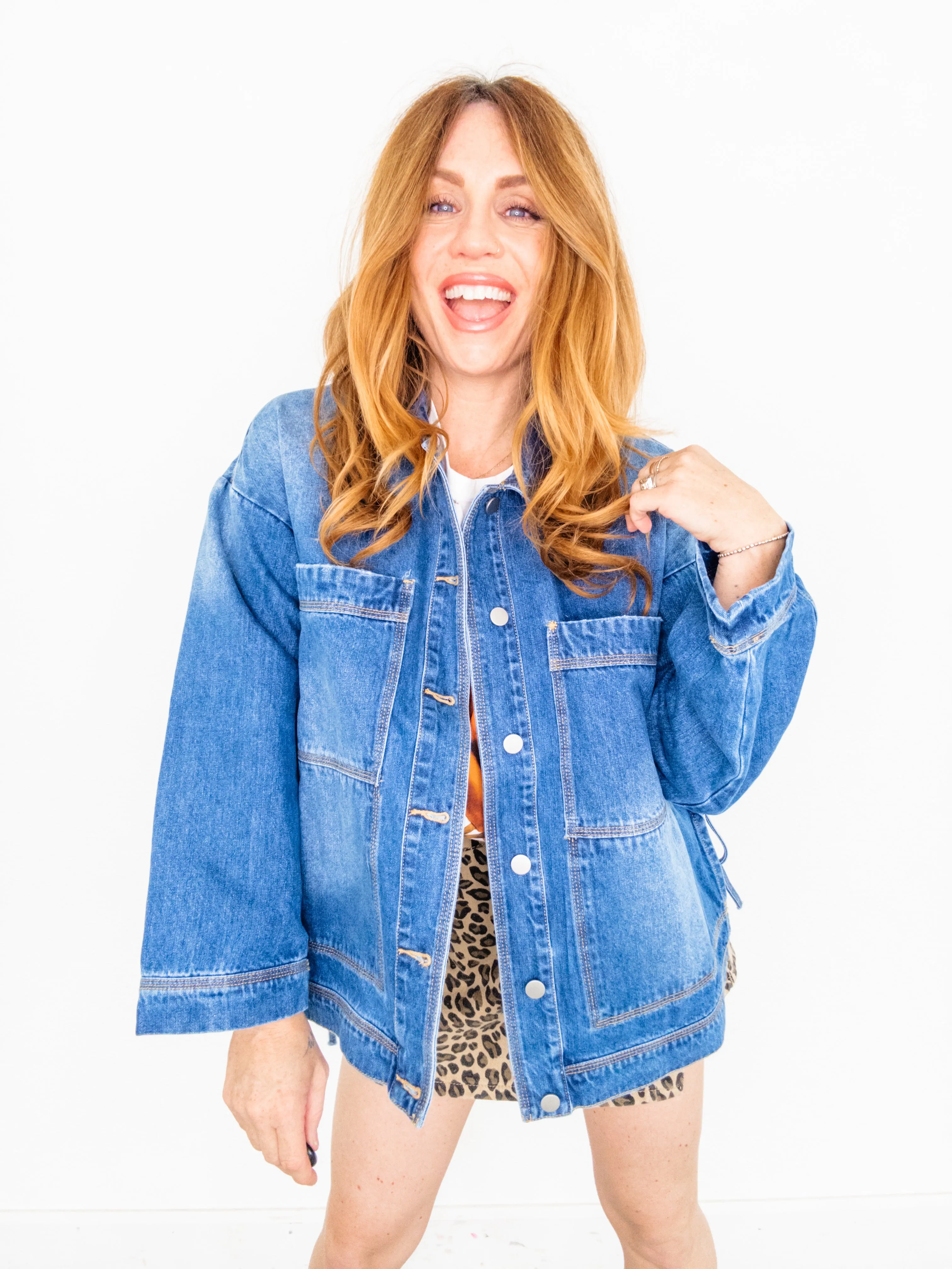It's a Tie Denim Jacket