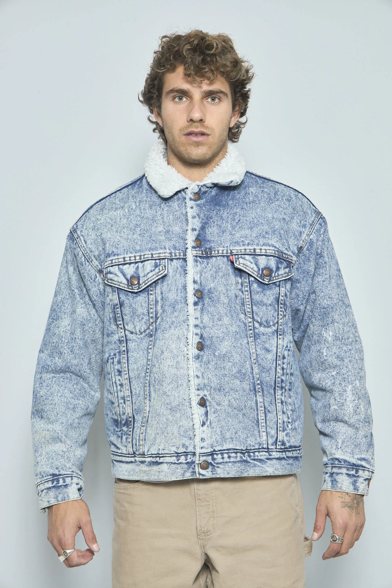 Jacket Azul Levis Talla M