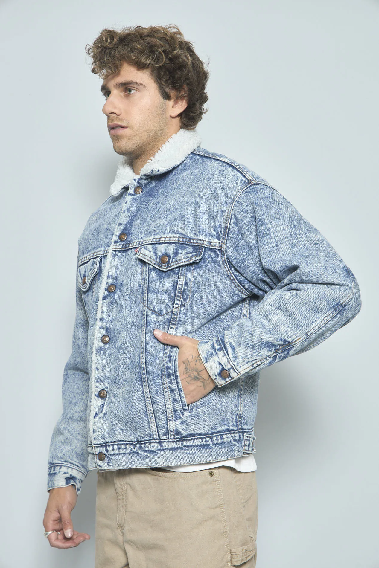 Jacket Azul Levis Talla M