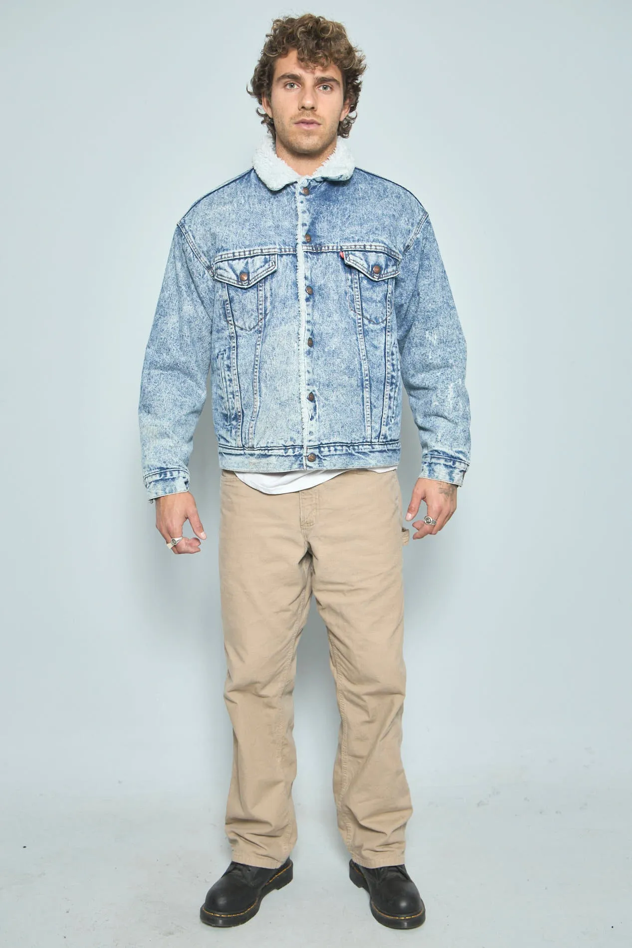 Jacket Azul Levis Talla M