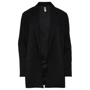 Jacqueline De Yong Women's Black Blazer with Lapel Collar